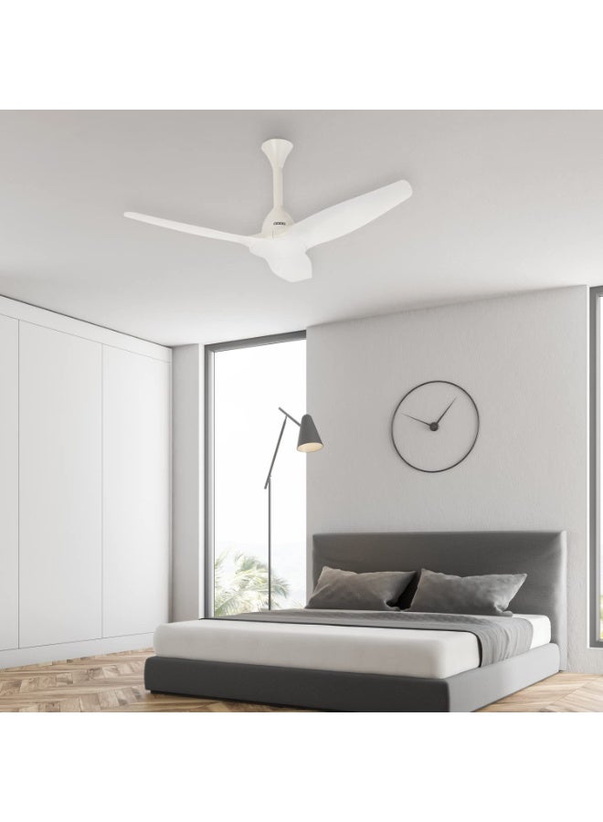 USHA Heleous 1220mm Premium BLDC Ceiling Fan with Rust Free ABS Blades and RF Remote (White) - Image 5